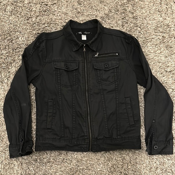 Kenneth Cole New York Black Lightweight Shirt Jacket - Picture 1 of 3